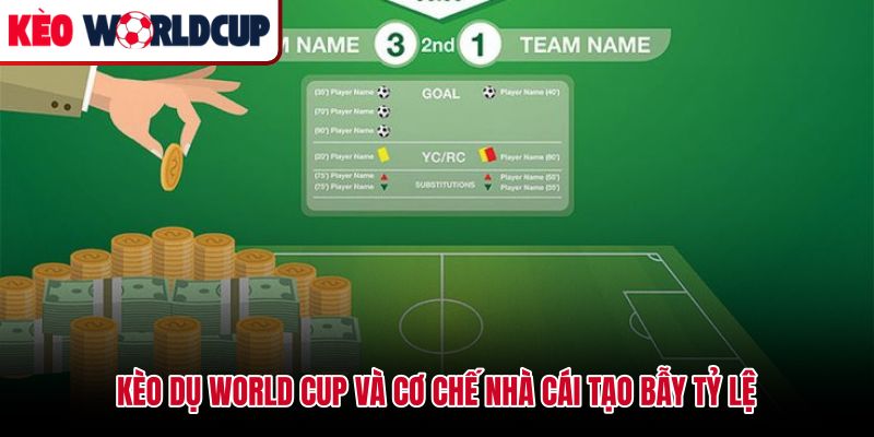 Kèo dụ world cup và cách nhà cái điều chỉnh tỷ lệ hút dòng tiền